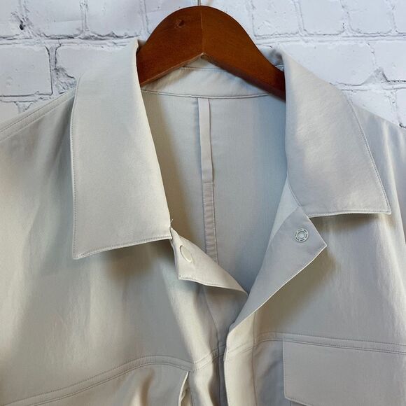 Lululemon Men's Twill Utility Jacket Beige Size 2XL - Picture 8 of 14